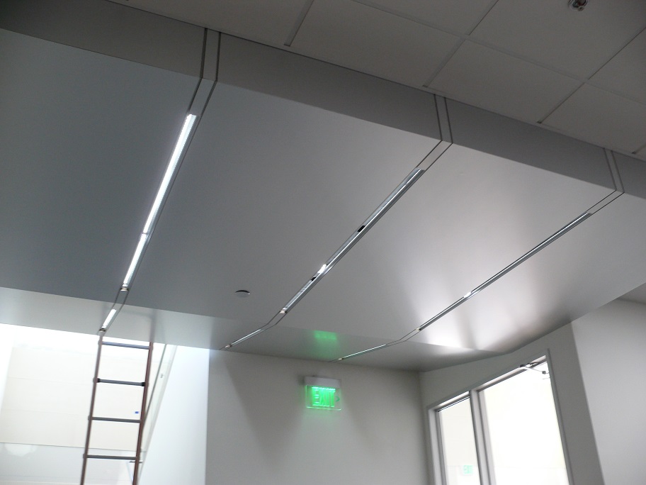 EVGA Ceiling Stairwell and linear LED soffit