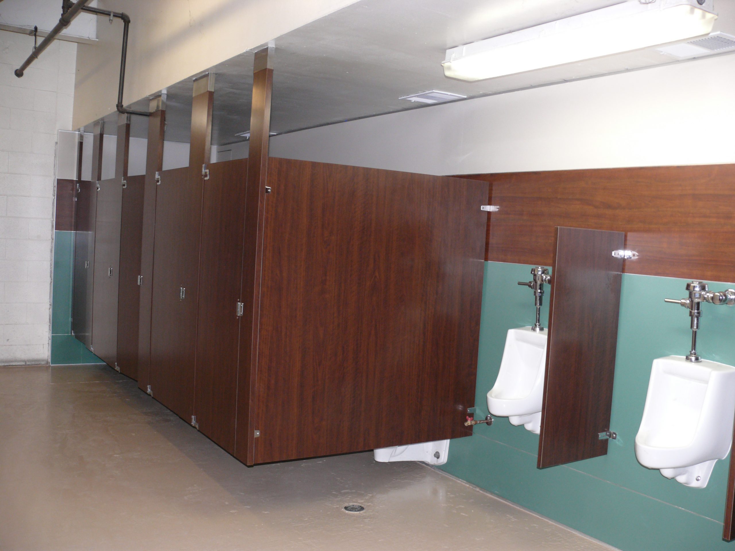 UFP Installation—completed restroom